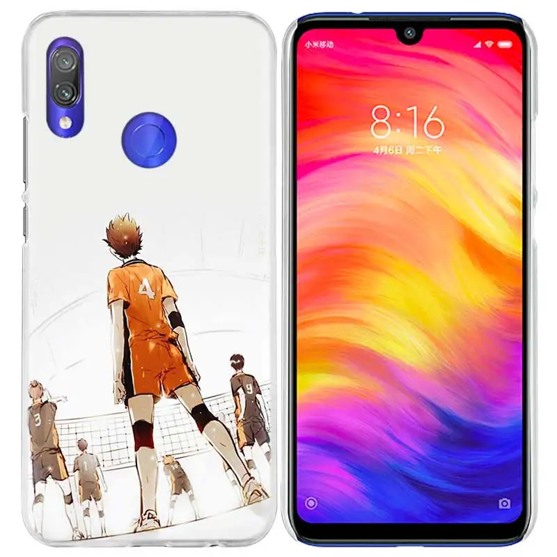 Чехол Haikyuu Hinata для Xiao mi Red mi Note 7 8T 6 6A Pro S2 5 5A 4X mi A1 A2 9 Note10 8 lite Play F1 жесткий чехол для телефона с рисунком аниме