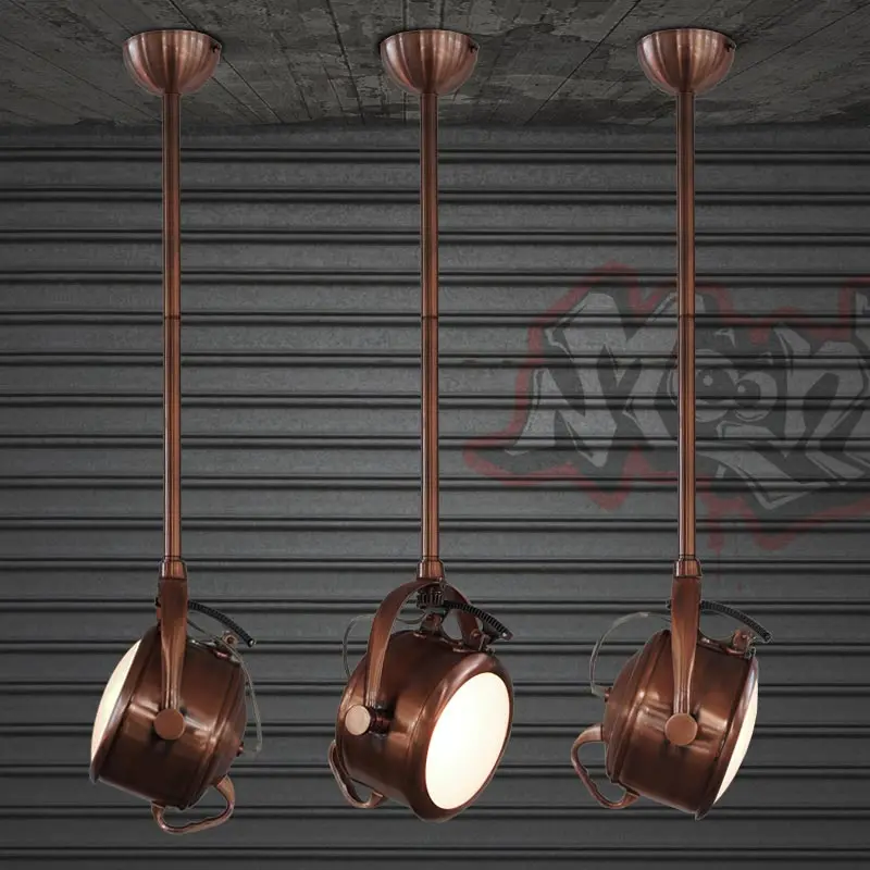 

IWHD Iron Lamparas Vintage Pendant Lights Loft Industrial Lighting Hanging Lamp LED Light Fixtures Glass Suspension Luminaire