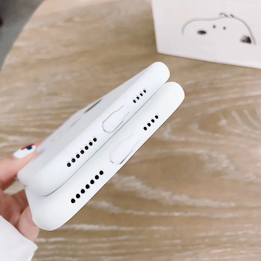 Простой мультяшный аниме щенок чехол для телефона iphone Xs MAX XR 6 6s 7 8 plus конфеты