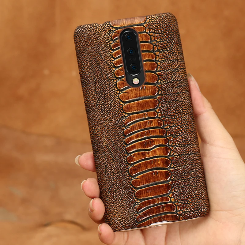 Высококачественный чехол для телефона из натуральной кожи Oneplus 6 5 5T 7pro половина