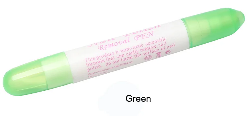 1 шт. ручка для удаления лака ногтей корректор дизайна УФ Гель лак ошибок с 3