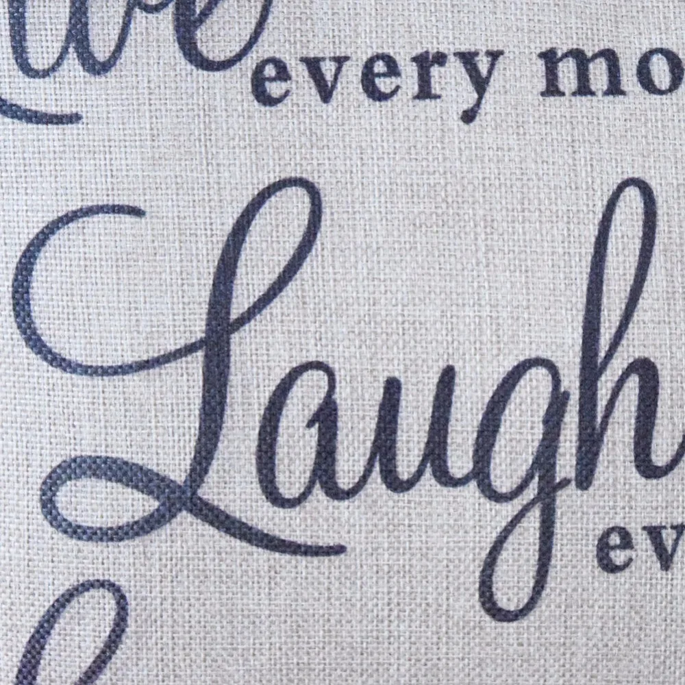 Live Laugh Love цитаты подушка с надписью Чехлы домашнее декоративное хлопковое белье