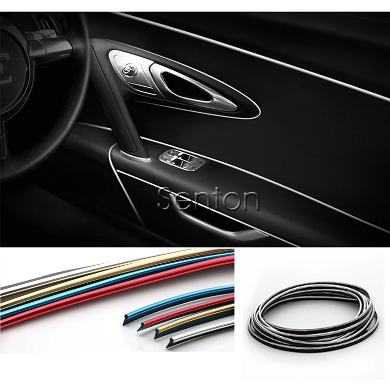 5 м интерьерная Наклейка декоративная полоса автомобильный Стайлинг для BMW F30 F10 F20