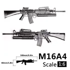 Автоматы M16A4 в масштабе 16 в масштабе 1:6, модель оружия игрушки экшен-фигурки, Сборная модель оружия Gundam, игрушки