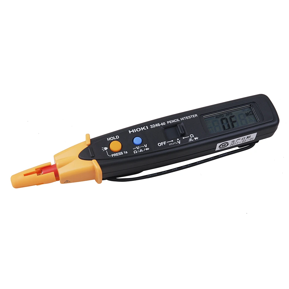 Hioki 3246-60 DMMs карманный Ручка-тип портативный Карандаш цифровой светодиодный фонарь мультиметр для электрического теста
