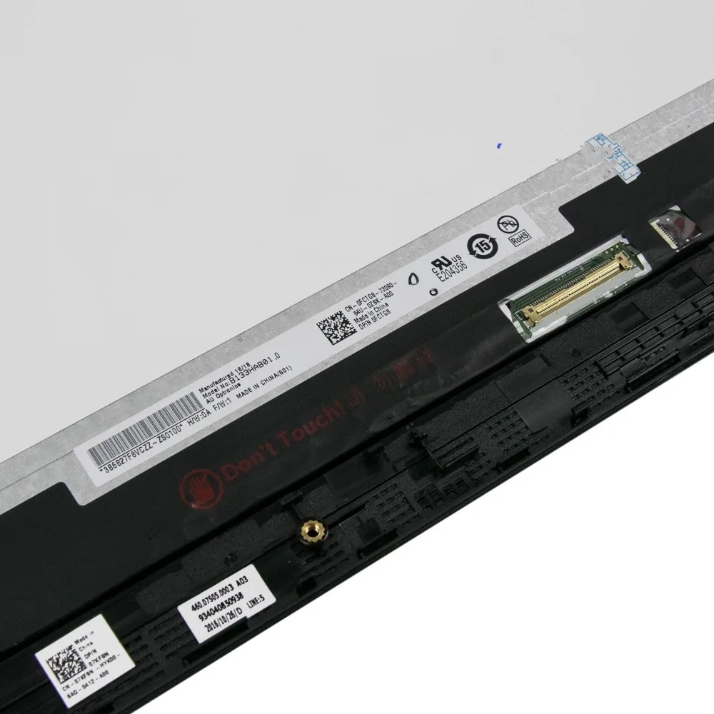 for dell Inspiron 13-5368 5378 7368 7378 B133HAB01.0 touch panel with led screen assembly bezel digitizer frame matrix display | Компьютеры