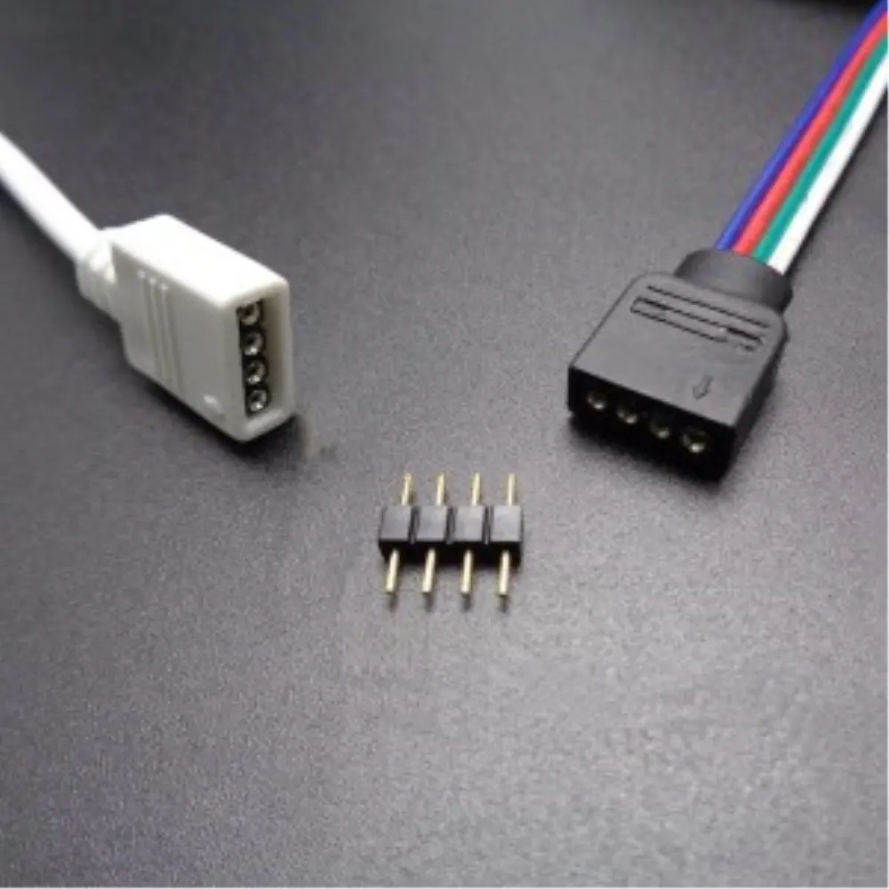 2 шт./упаковка светодиодные RGB разветвители 4 контакта от 1 до 3