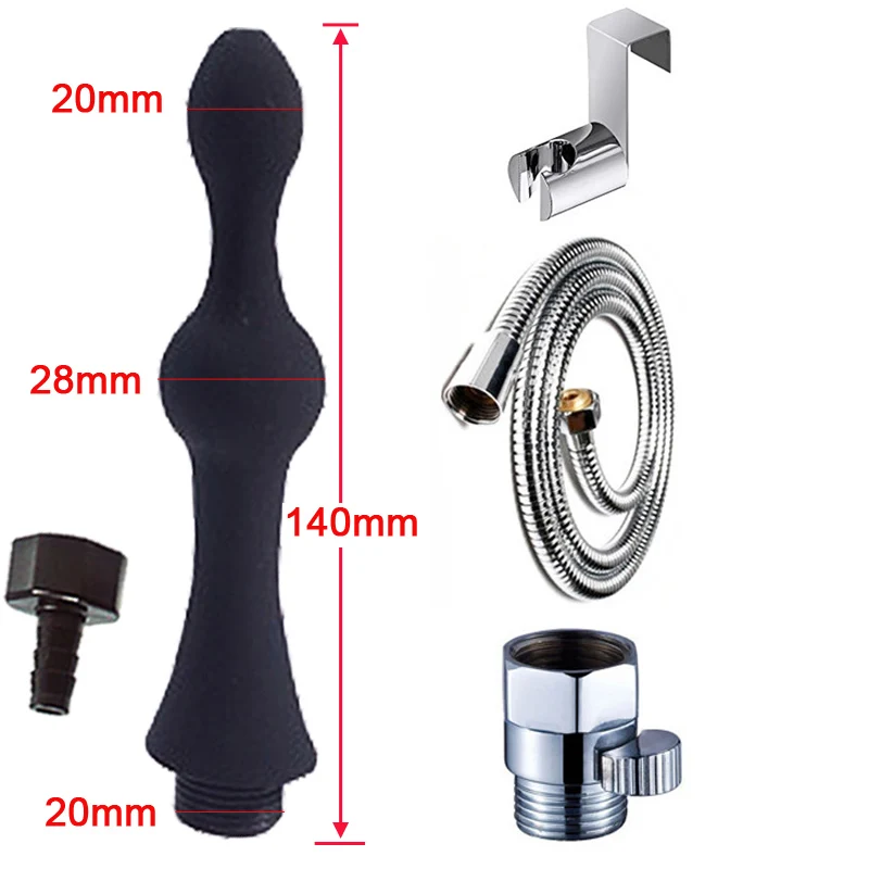 A8 Wetips Силиконовый анальный душ клизма для анальной чистки очиститель ануса душ Clistere Туалет Биде Душ биде спрей Туалет мыть - Цвет: A8