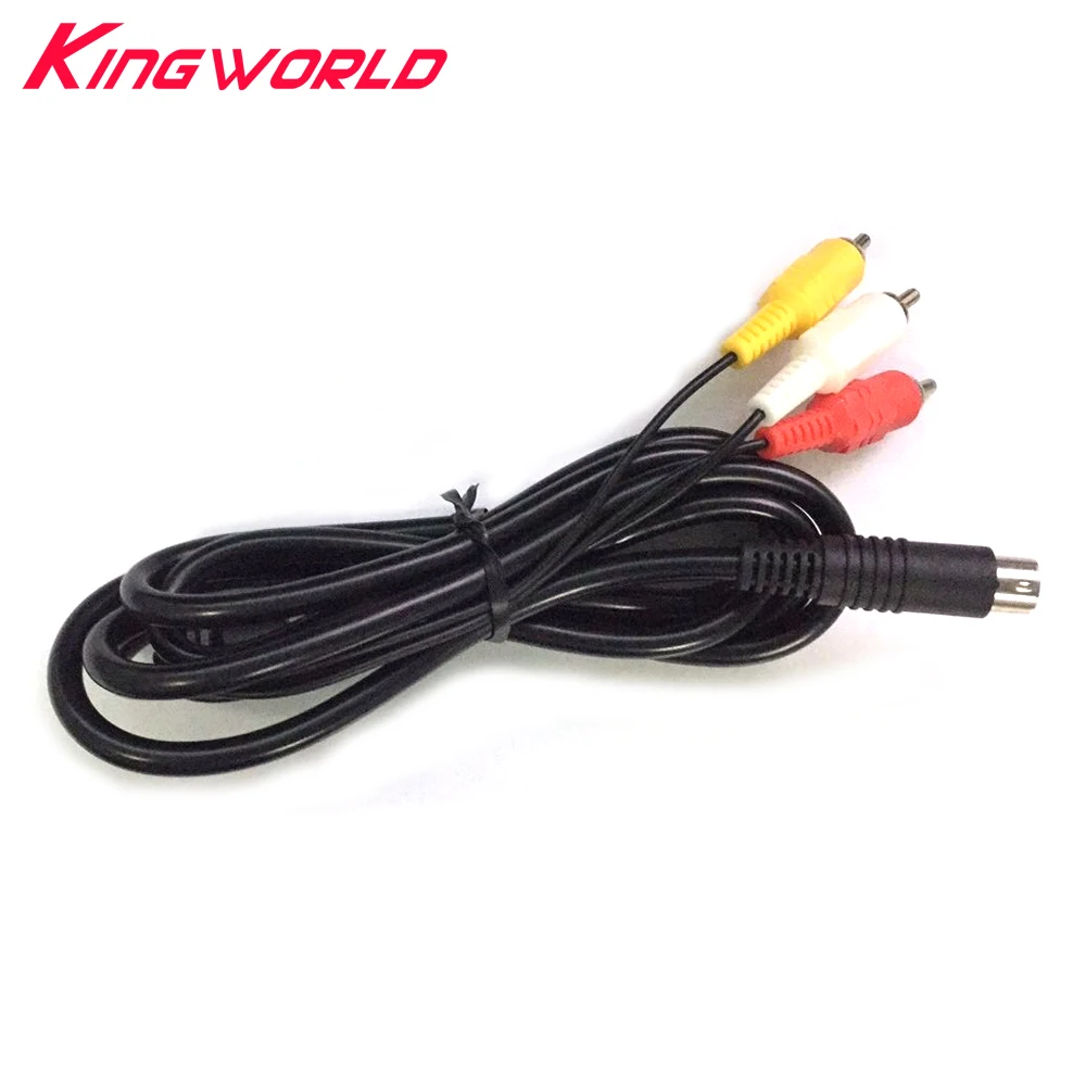 Новый AV кабель 9 pin для SEGA Mega Drive 2 RCA шнур Genesis Аудио Видео патч корд 6ft RCA|pin cable|pin pinpin |