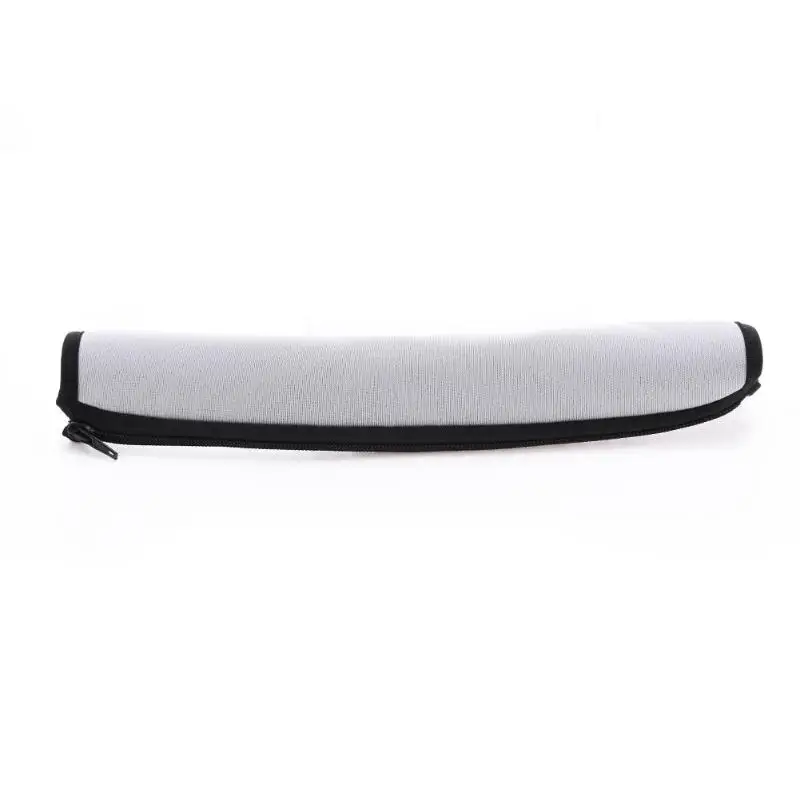 Grey ALLOYSEED Неопрен Молния Оголовье чехол для Audio-Technica ATH-MSR7 M50X M40X M30X Замена наушников головная повязка подушка - Цвет: Grey