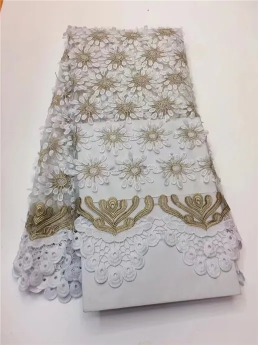 Африканские французские кружевные ткани высокого качества 2017 последние синие