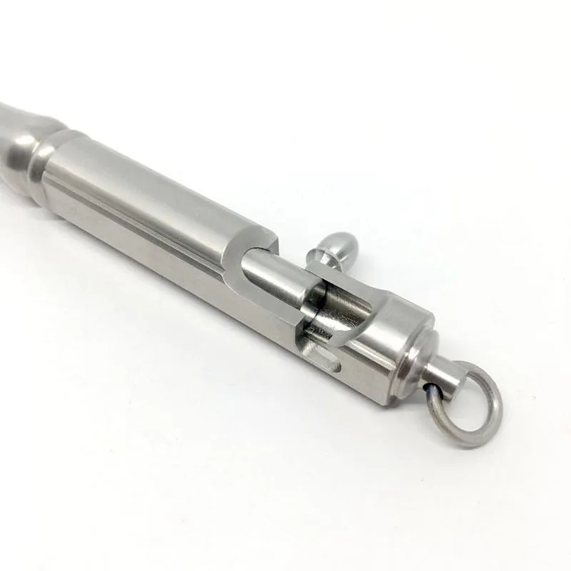 Harga Buatan Tangan Murni Titanium Solid Portable Logam Tanda Tangan Pena Taktis Lemak Senapan Mesin Pen EDC Gel Pena Kreatif Hadiah Outdoor