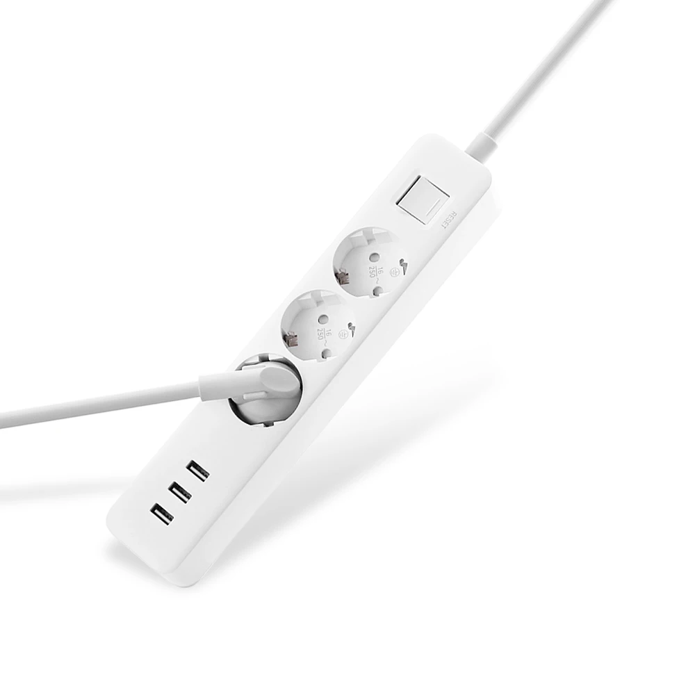 Xiaomi Mi силовая полоса 3 выхода USB порт разъем 1 4 метров длина кабеля удлинитель