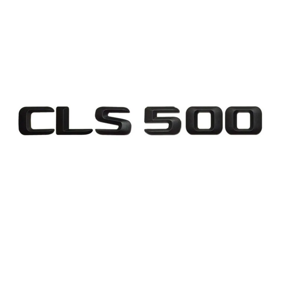 Матовая черная наклейка CLS 500 с надписью на заднюю часть БАГАЖНИКА АВТОМОБИЛЯ