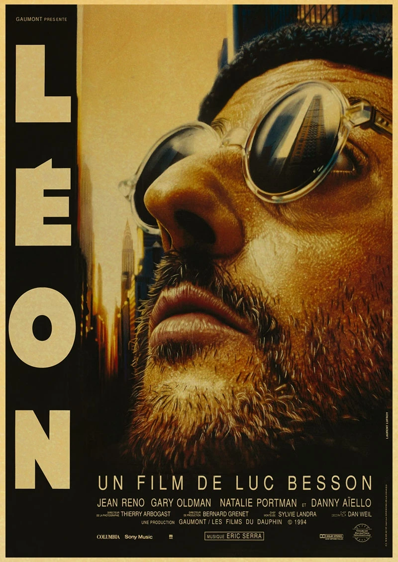 Ретро постер из фильма Leon декоративный крафт бумаги украшение для стены