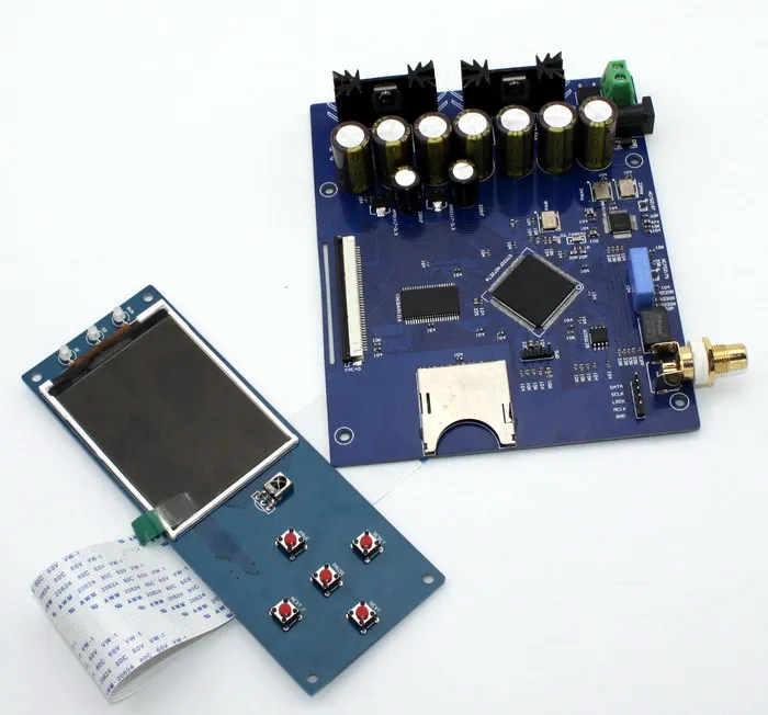 Цифровой циферблат STM32F407ZET6 AK4118 SD без потерь коаксиальный/II2S выход поддерживает