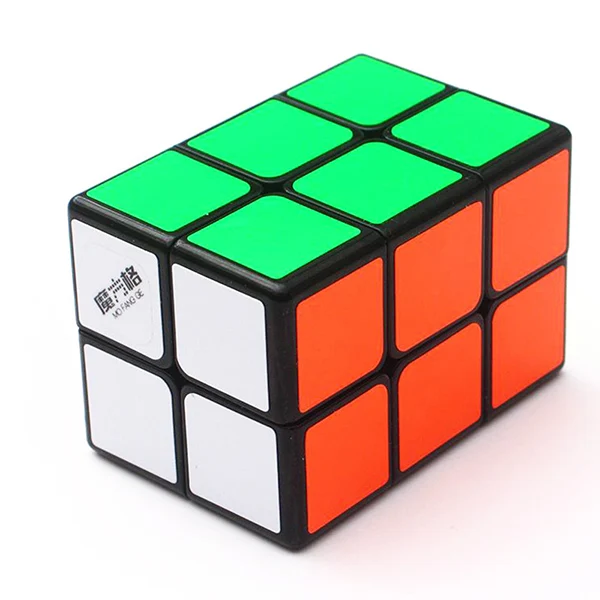 QIYI Mofangge 2x2x3 магический скоростной куб 233 мини-головоломка кубики Обучающие гладкие cubo magico qiyi neo cube забавные игрушки для детей - Цвет: black