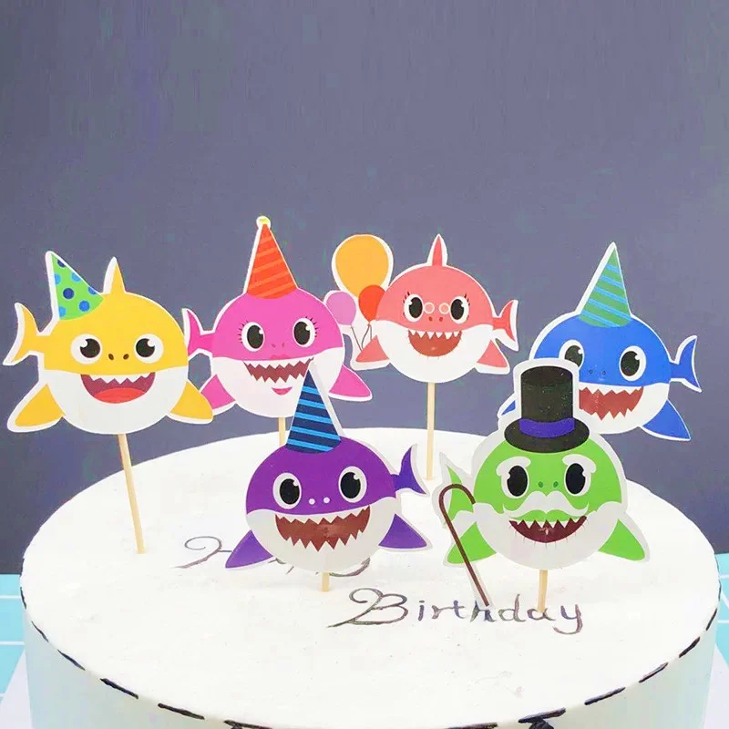 Cake Topper-8 24 шт. форзенская принцесса день рождения торт Топпер Дети сувениры украшения кекс топперы Микки Минни Baby Shower принадлежности - Цвет: Cake Topper-8