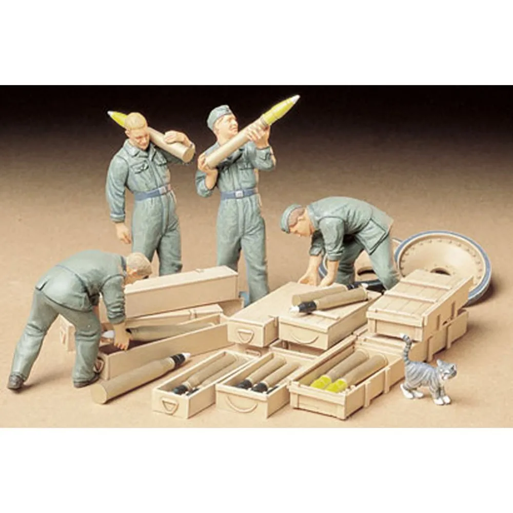 Tamiya 35188 1/35 немецкий танк патроны загрузка набор экипажа миниатюры сборка военные