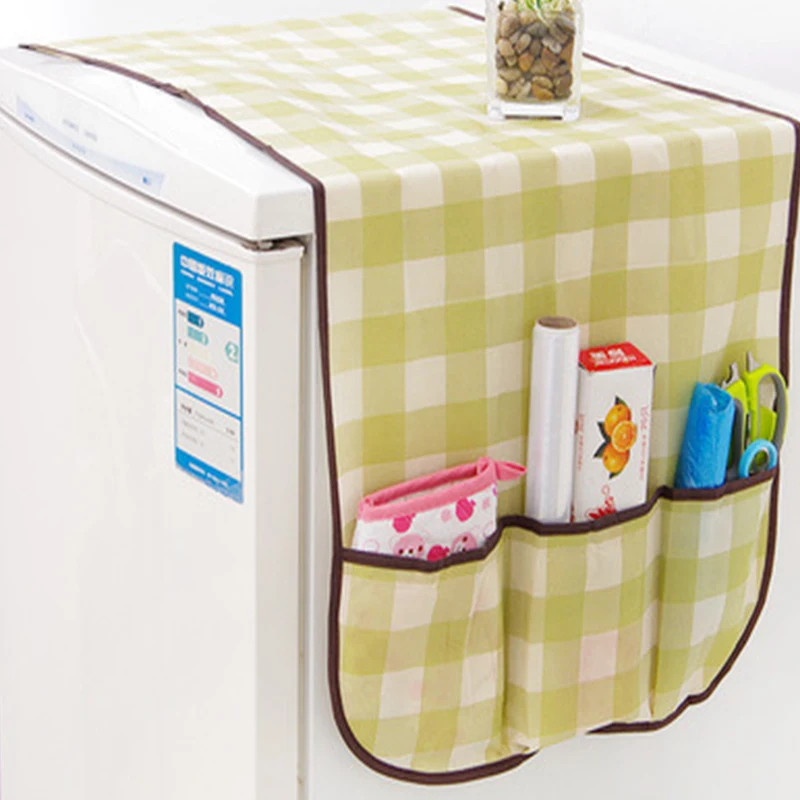 Кухня аксессуары холодильник Пылезащитный чехол плед с обеих сторон карман