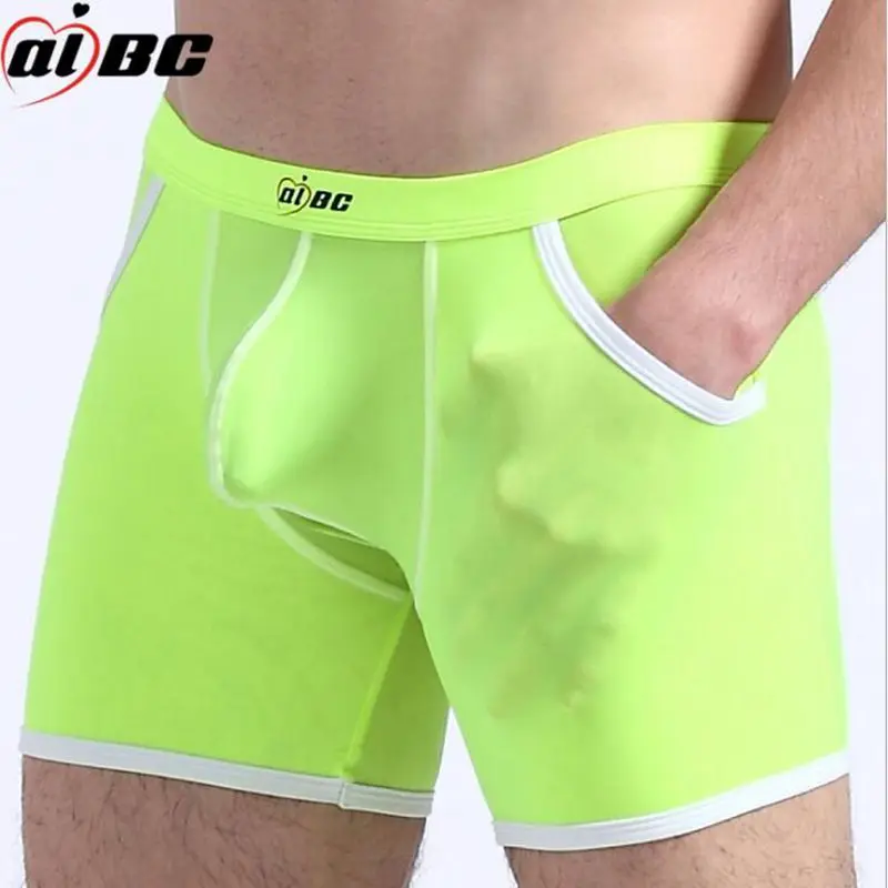 Боксеры AIBC мужские из вискозы свободные крутые короткие эластичные ультратонкие