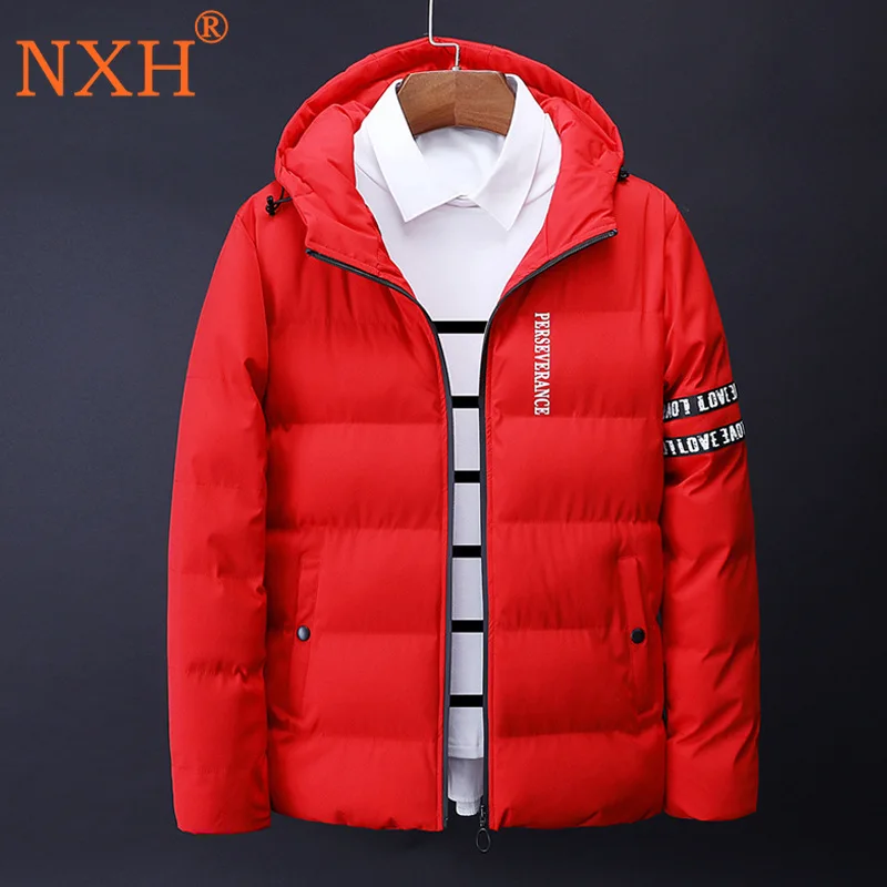 NXH 2019 большой размер 7XL Мужская Зимняя Толстая куртка пальто мужские парки
