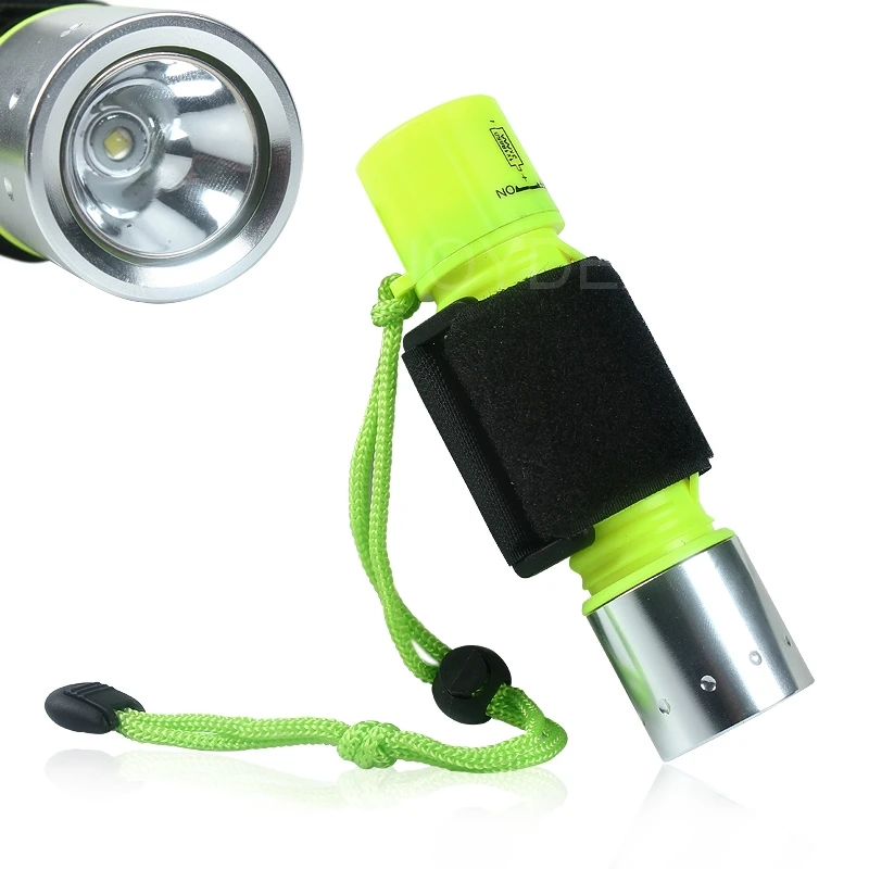 T6 светодиодный фонарик для дайвинга фонарь водонепроницаемый желтый 1 шт.|torch