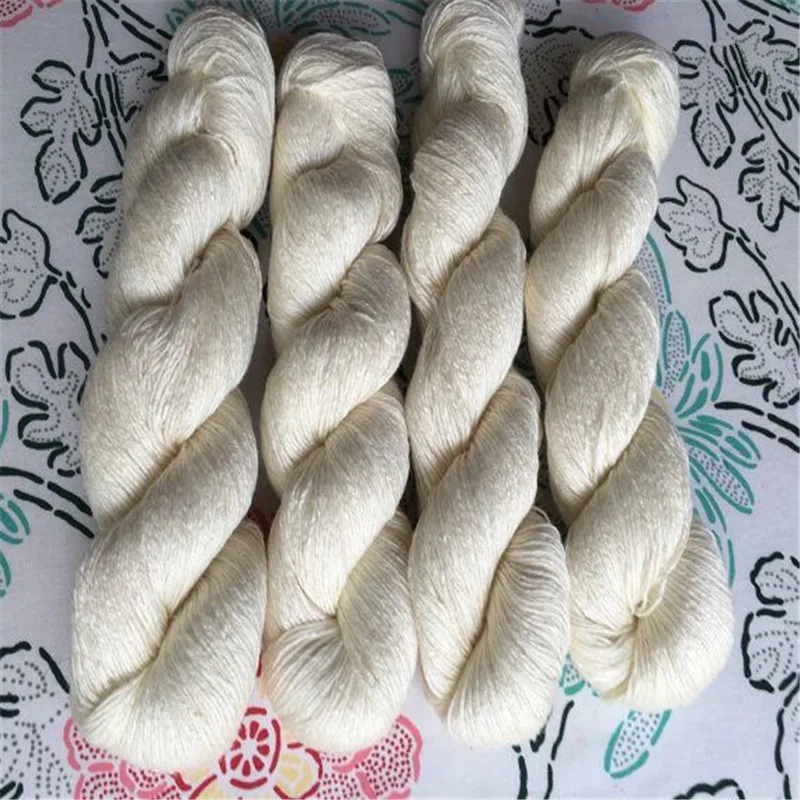 

hank undyed scok yarn hand knitting yarn natural white superwash extrafine merino wool nylon yarn 400g/lot 4pieces