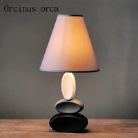 nordic desk bedroom bed creative american ceramic simple modern warm study decorative table lamp