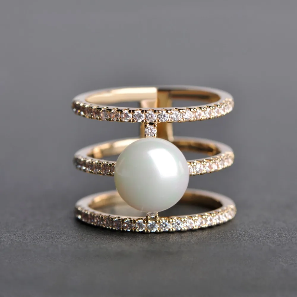 Funmor медный циркон без булавки броши для дам золотой цвет Элегантный