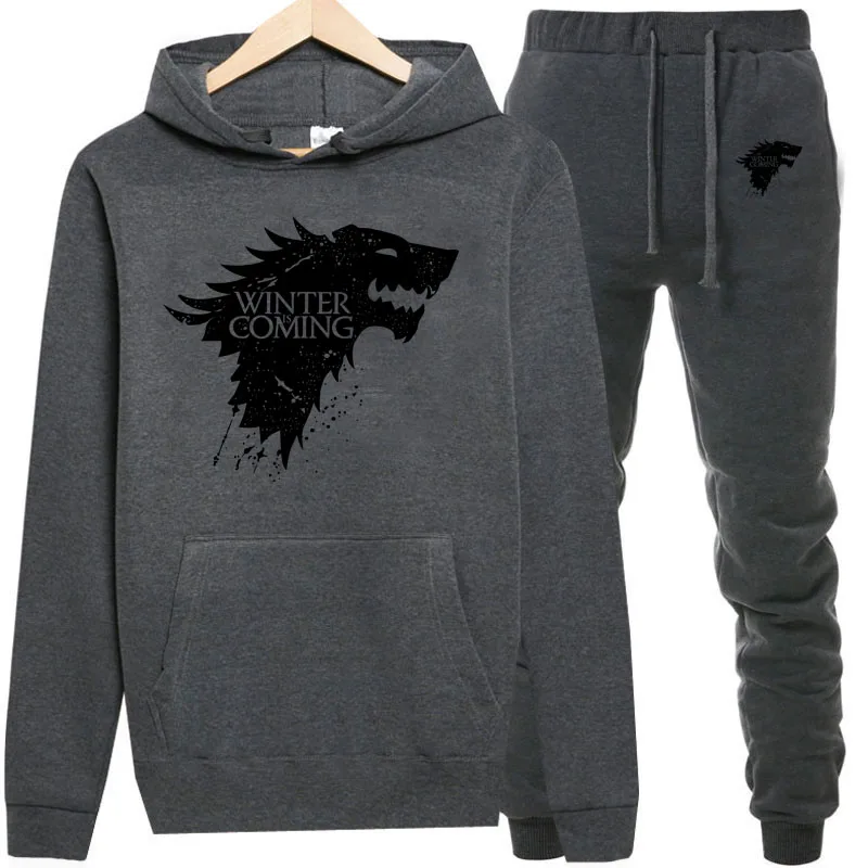 Последняя модель 2019 года: спортивная одежда Stark House The North Мужская теплая толстовка