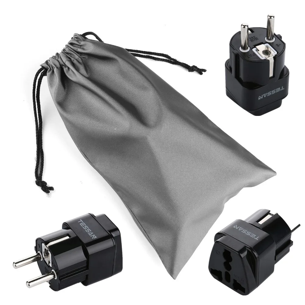 TESSAN универсальная заземленная Европейский путешествия Мощность полосы