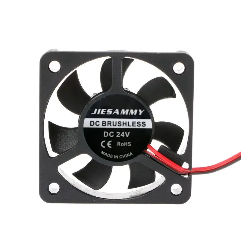 Мини 50 мм x 10 DC 24V 2Pin бесщеточный охладитель 7 Blade Вентилятор охлаждения 5010|Кулеры и
