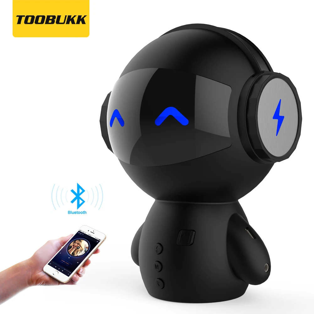 Toobukk Портативный M10 умный робот Беспроводной Bluetooth Динамик Поддержка TF карты/AUX