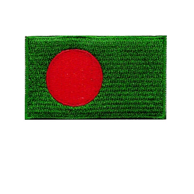 bangladesh Азиатский флаг вышивка железа на патчи аппликация на одежду стикер - Цвет: bangladesh