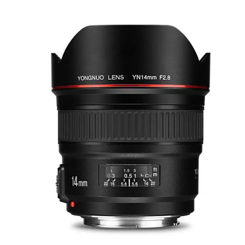 YONGNUO YN14mm F2.8 114 градусов ультра широкоугольный объектив Автофокус AF MF