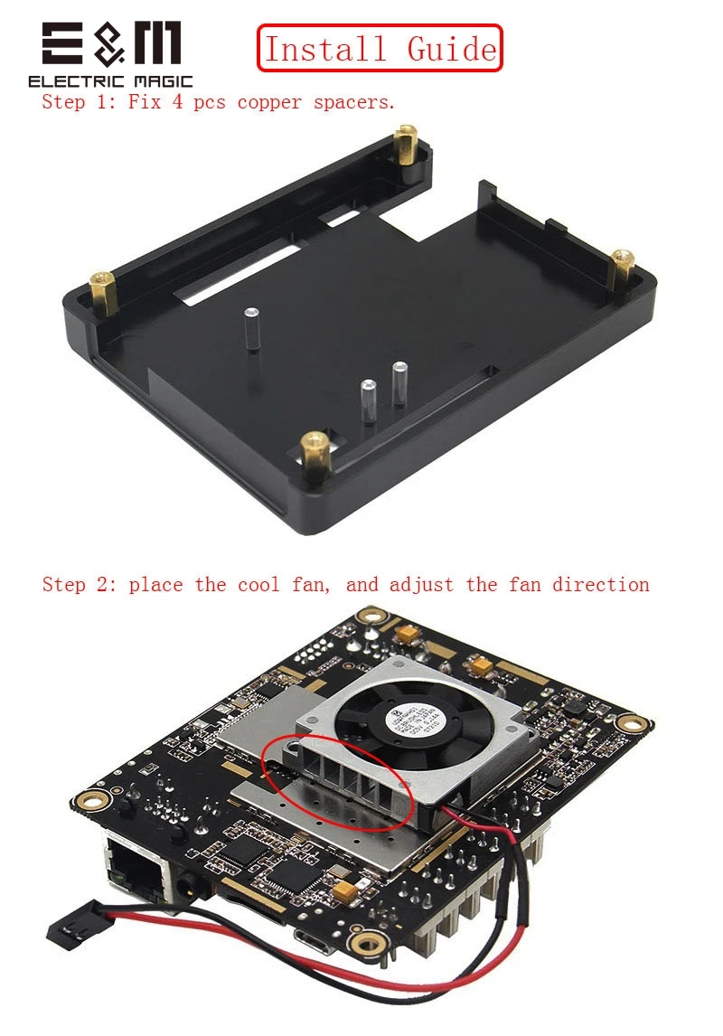 Lattepanda CNC Aluminum Alloy Case for Raspberry Pi 2G/4G Win10 Development Board Compatible Cooling Fan Heat Sink | Электронные