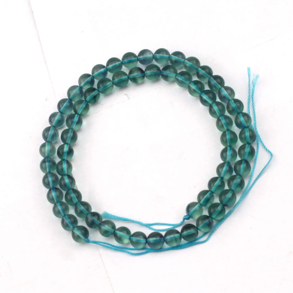 Бусины Из Натурального флюорита класса AAA бусины из натурального драгоценного