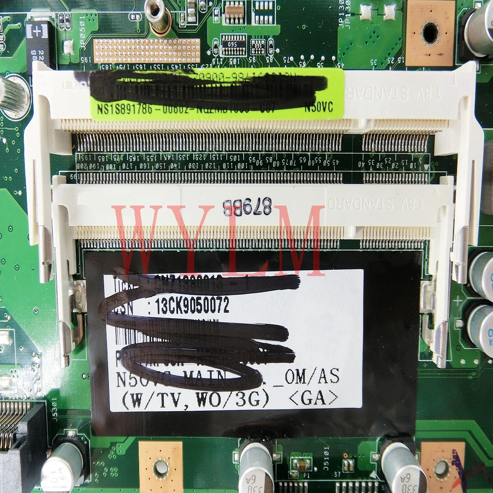 N50VC 2 Оперативная Память Слот для материнской платы REV2.0 ASUS N50V N50VN Материнская