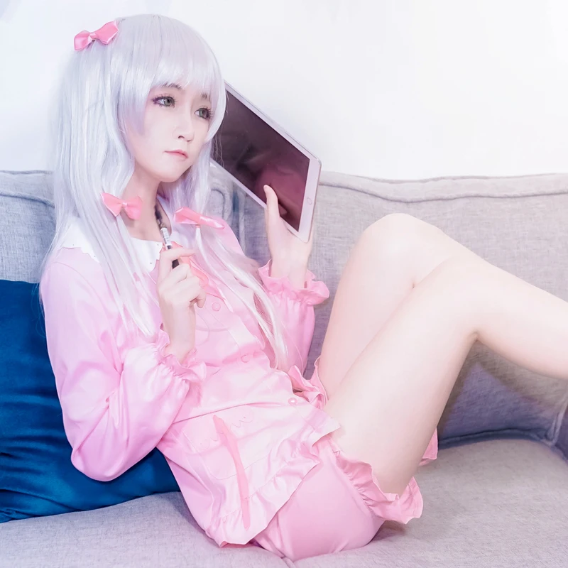Аниме эроманга сенсей косплей Izumi Sagiri одежда для сна костюм полный комплект милая