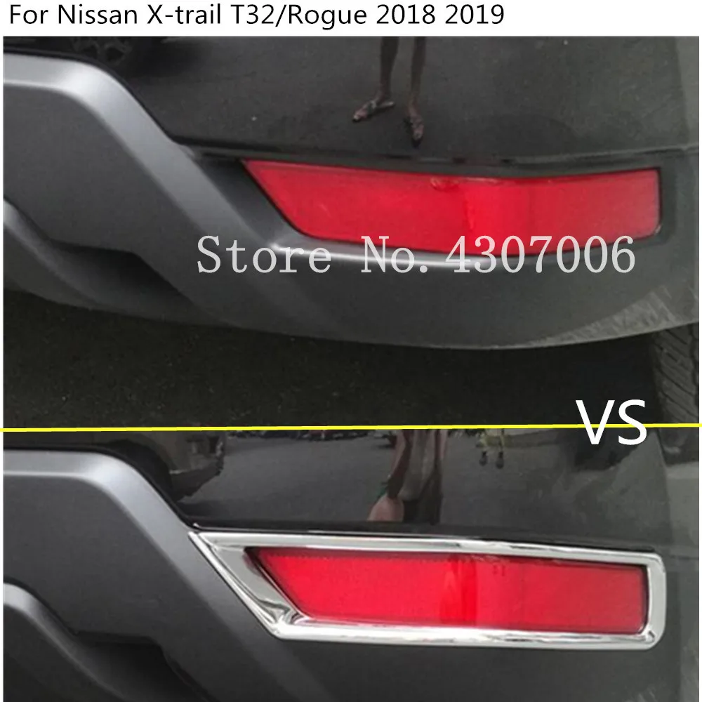 Для Nissan X-trail Xtrail T32/Rogue 2017 2018 2019 2020 автомобильный хромированный чехол из