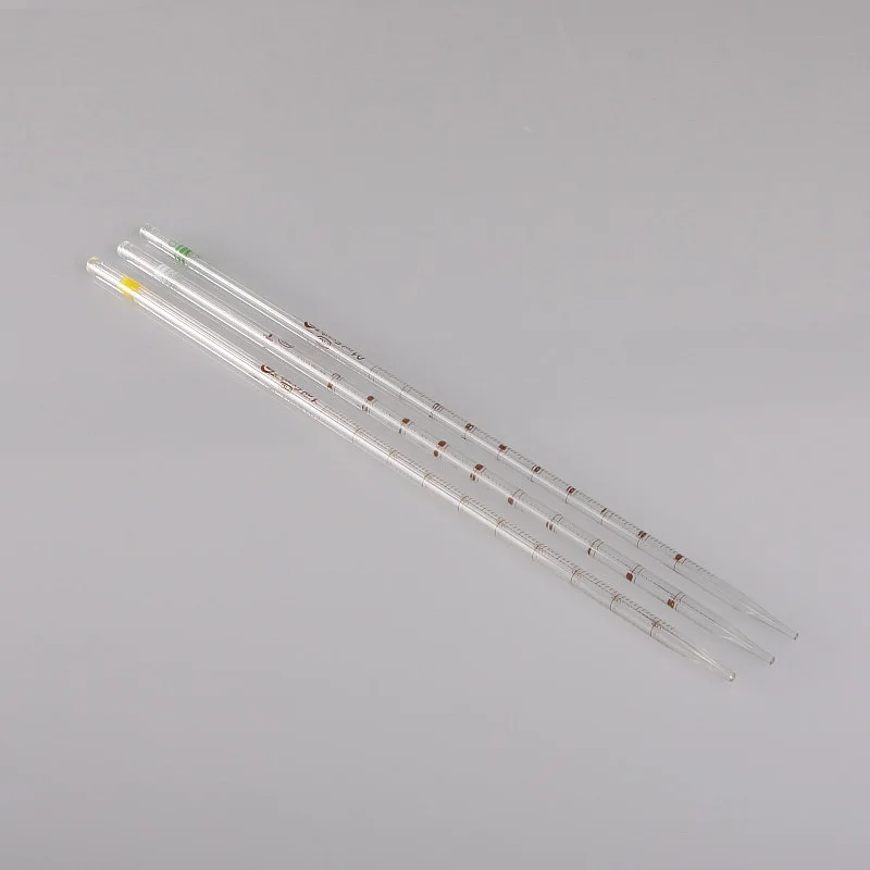 Экологическая стеклянная измерительная пипетка класса А трубка для образцов