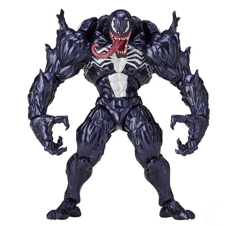 18 см с героями комиксов Марвел, футболка «Супермен», «Человек-паук» Venom фигурки океан зал Yamaguchi № 003 кукла, игрушка из ПВХ для Collectiable Подарки Игрушка - Цвет: 2with box