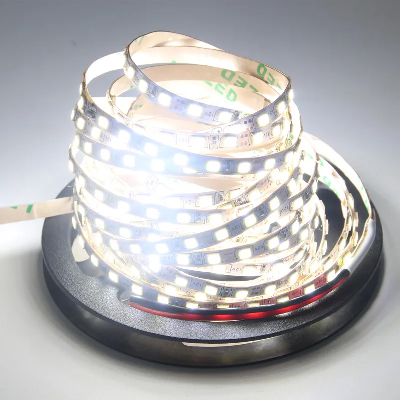 SMD 2835 DC 12V Fita Светодиодная лента 5 мм ультра узкая панель не Водонепроницаемая Tira