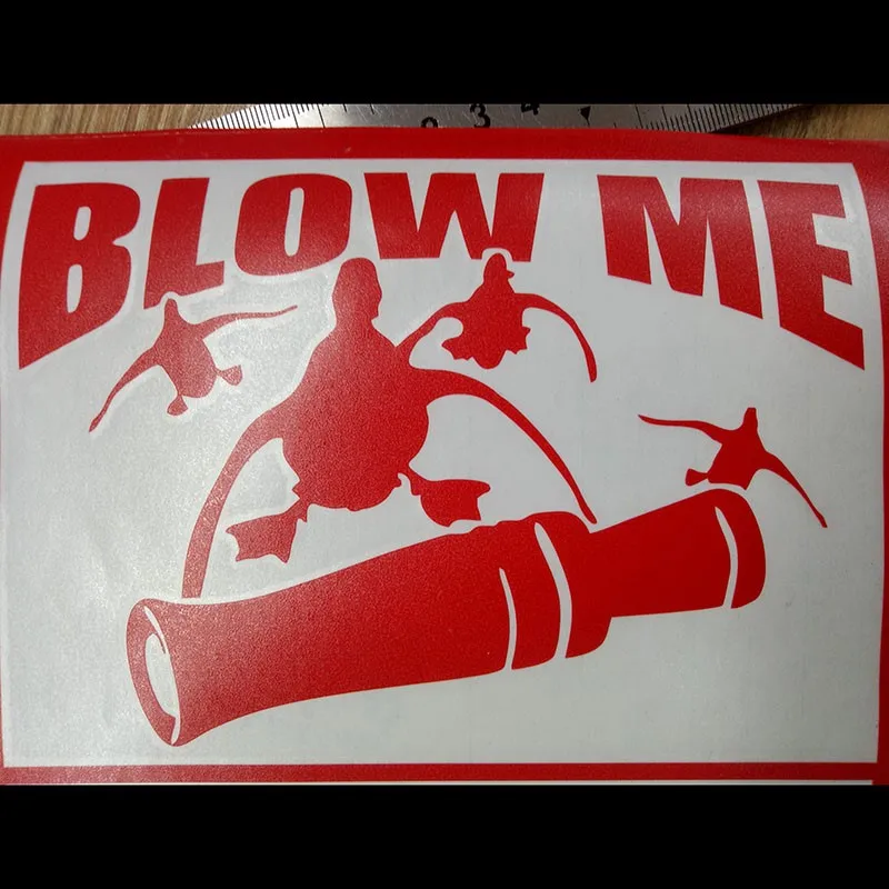 Новинка горячая Распродажа наклейка с надписью Blow Me Duck аксессуары для автомобиля