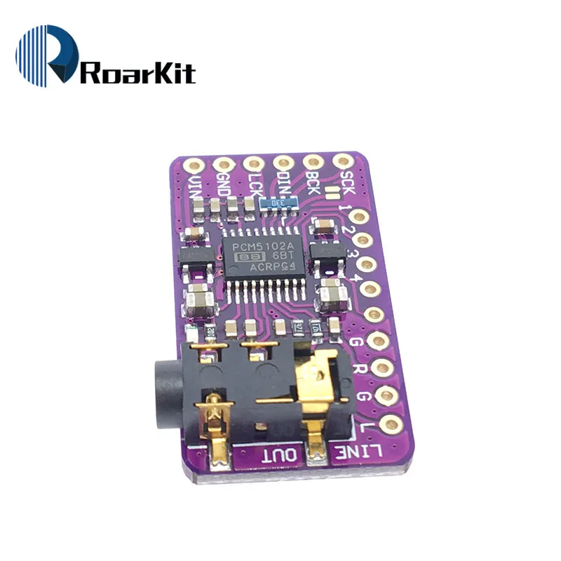 Интерфейс ies PCM5102 декодер ЦАП GY-PCM5102 модуль плеера ies для Raspberry Pi pHAT формат плата цифровой PCM5102A аудио Плата