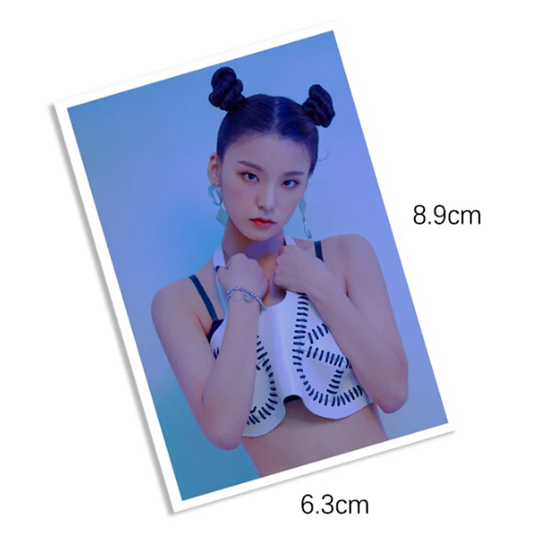 40 шт./партия ITZY Фоторедактор фото карта ПВХ Кристалл карты наклейки для автобуса Студенческая карта Канцелярский набор