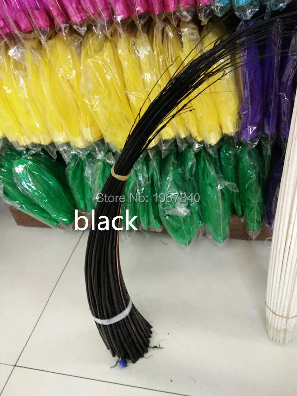 Оптовая продажа красивых страусиных перьев 10 шт./лот стержень длиной 16-18