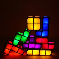 diy tetris puzzle light stackable led night constructible block desk lamp 7 colors novelty toy children s gift