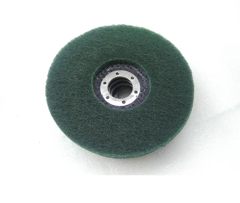 Green P180 X 2Pcs Новинка 2шт " нетканый шлифовальный Полировочный диск 125*22* t8мм нейлон Полировка колеса угловая шлифовальная машина инструменты металлическая отделка - Цвет: Green P180 X 2Pcs